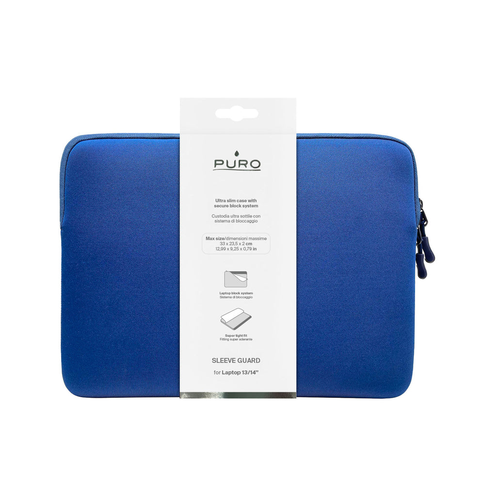 Puro Slim Guard 14" Laptop Bag - Blue_1