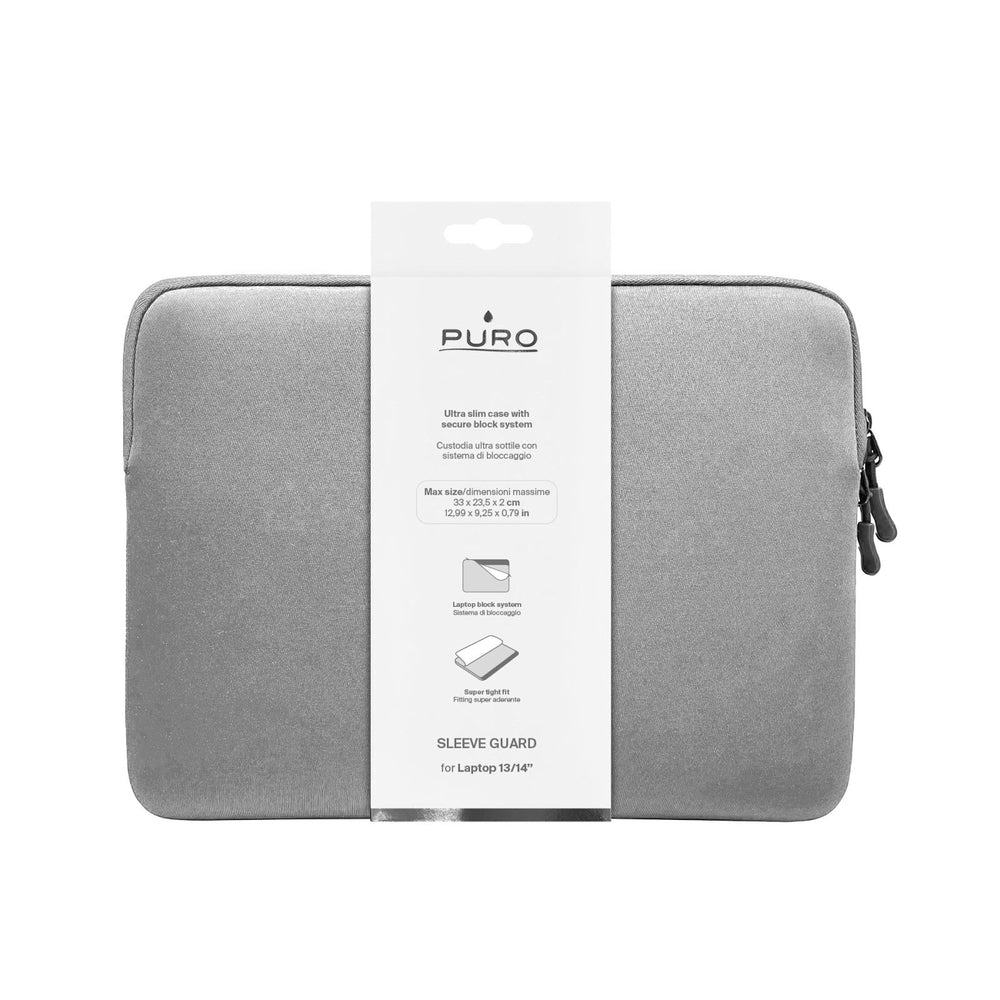 Puro Slim Guard 14" Laptop Bag - Gray_1