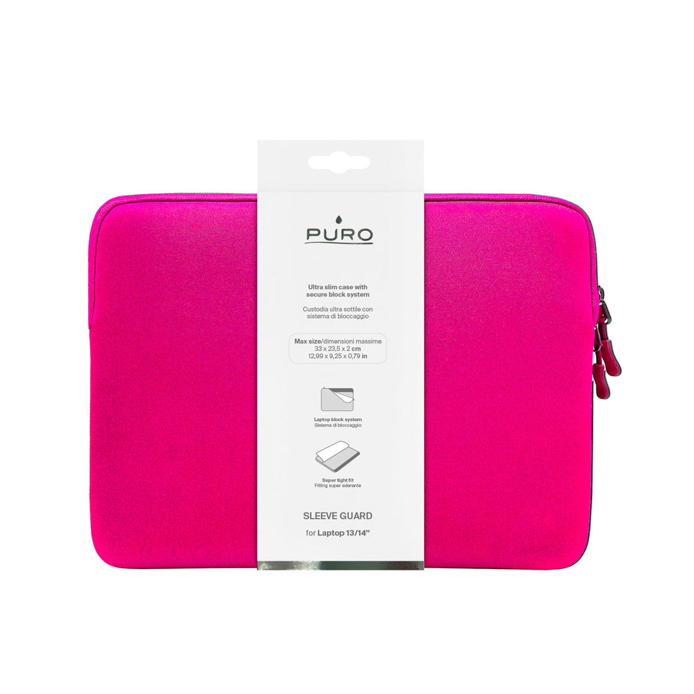 Puro Slim Guard 14" Laptop Bag - Pink_1