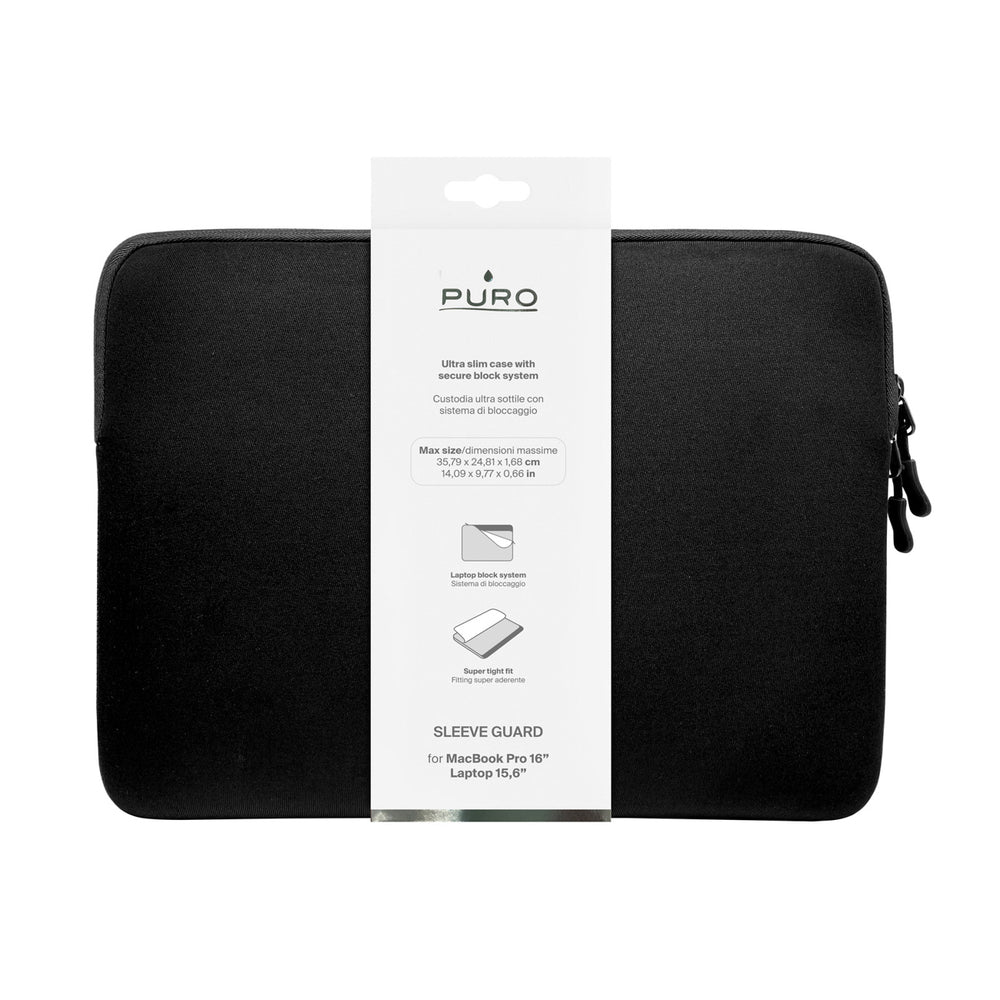 Puro Slim Guard 16" Laptop Bag - Black_1