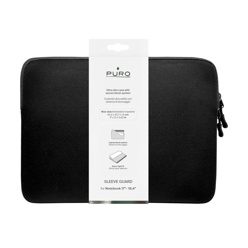 Puro Slim Guard 18" Laptop Bag - Black_1
