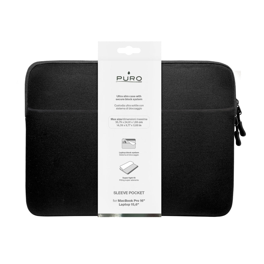 Puro SLIM POCKET Sleeve Bag Neoprena 15-16'' black_1