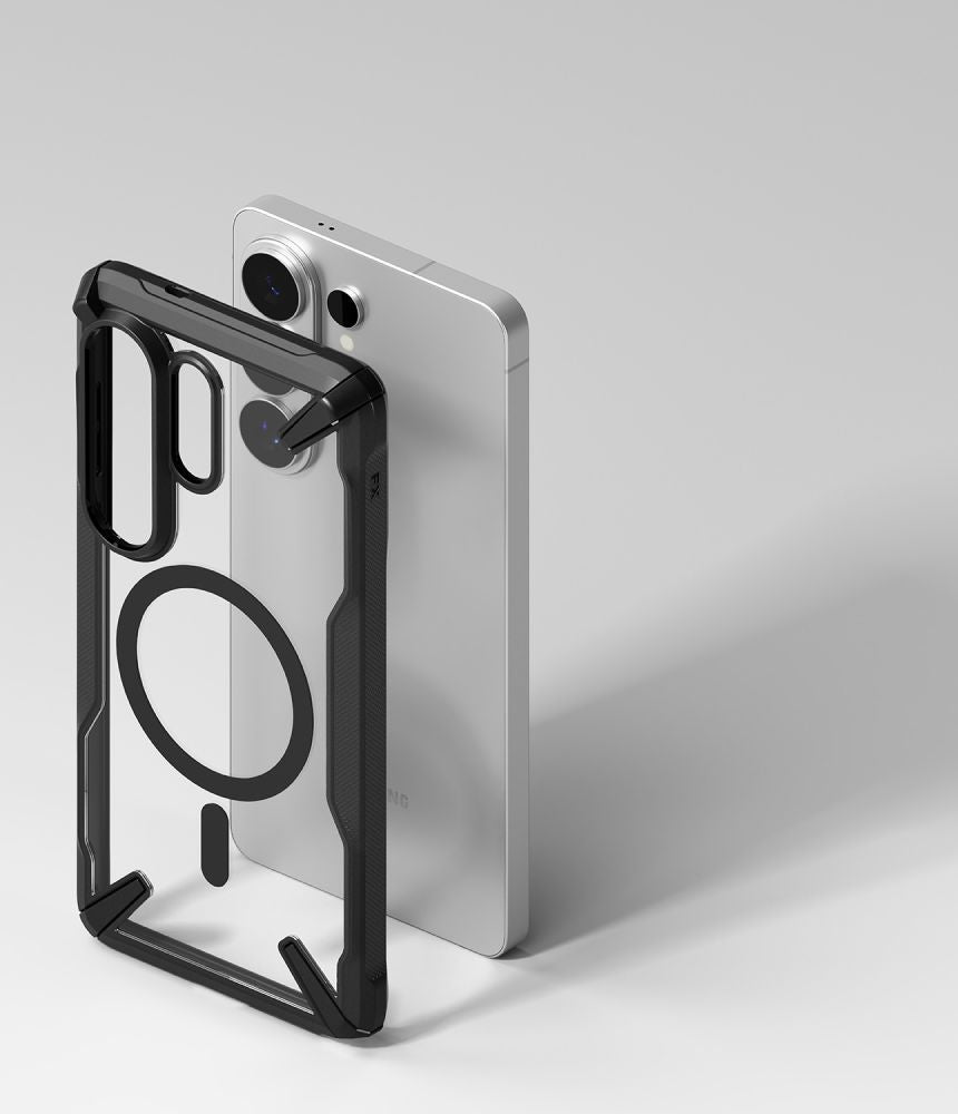 Ringke Fusion X Magnetic MagSafe Case for Samsung Galaxy S26 Ultra - Clear Black_5