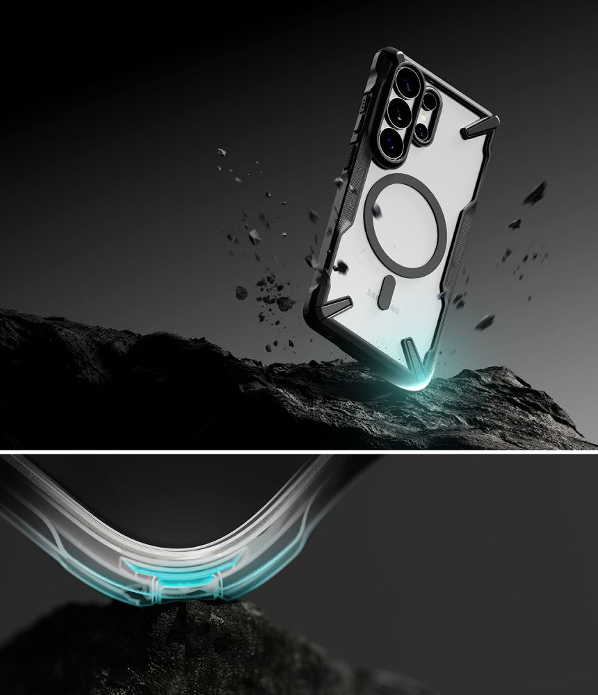 Ringke Fusion X Magnetic MagSafe Case for Samsung Galaxy S26 Ultra - Clear Black_7