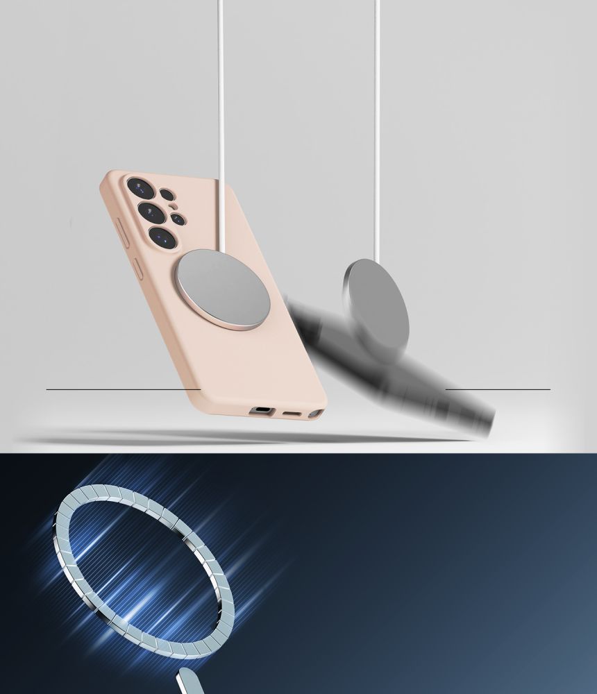 Ringke Silicone MagSafe Case for Samsung Galaxy S26 Ultra - Pink_6
