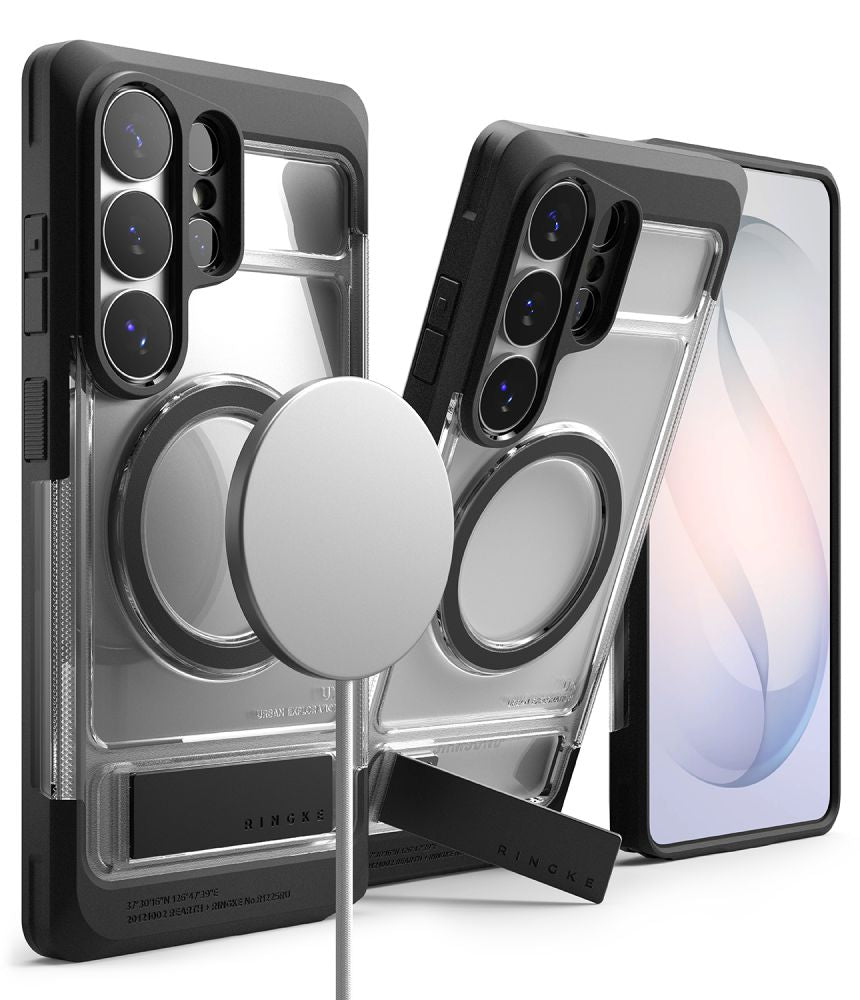 Ringke UX Magnetic MagSafe Case for Samsung Galaxy S26 Ultra - Clear Black_3