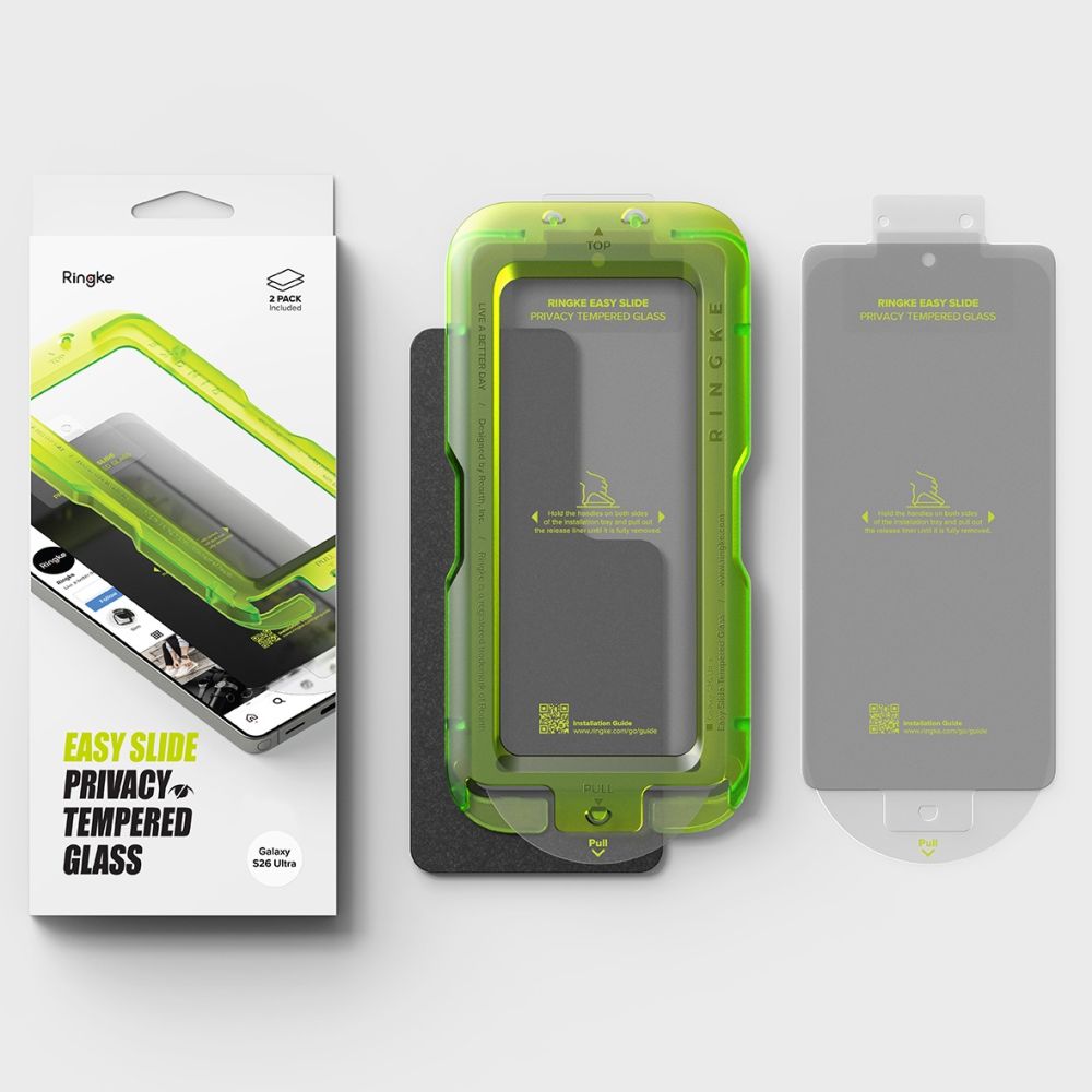 Ringke Easy Slide Privacy Tempered Glass 2-Pack for Samsung Galaxy S26 Ultra_6