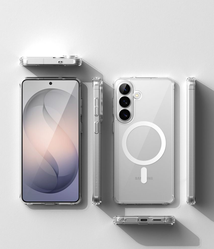 Ringke Fusion Magnetic MagSafe Case for Samsung Galaxy S26+ - Transparent_3