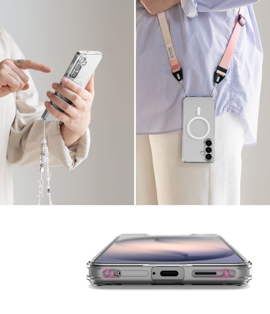 Ringke Fusion Magnetic MagSafe Case for Samsung Galaxy S26+ - Transparent_5
