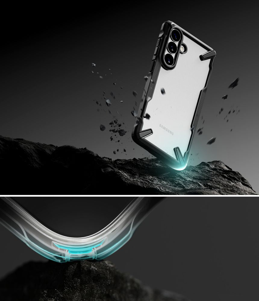Ringke Fusion X Case for Samsung Galaxy S26+ - Transparent Black_6
