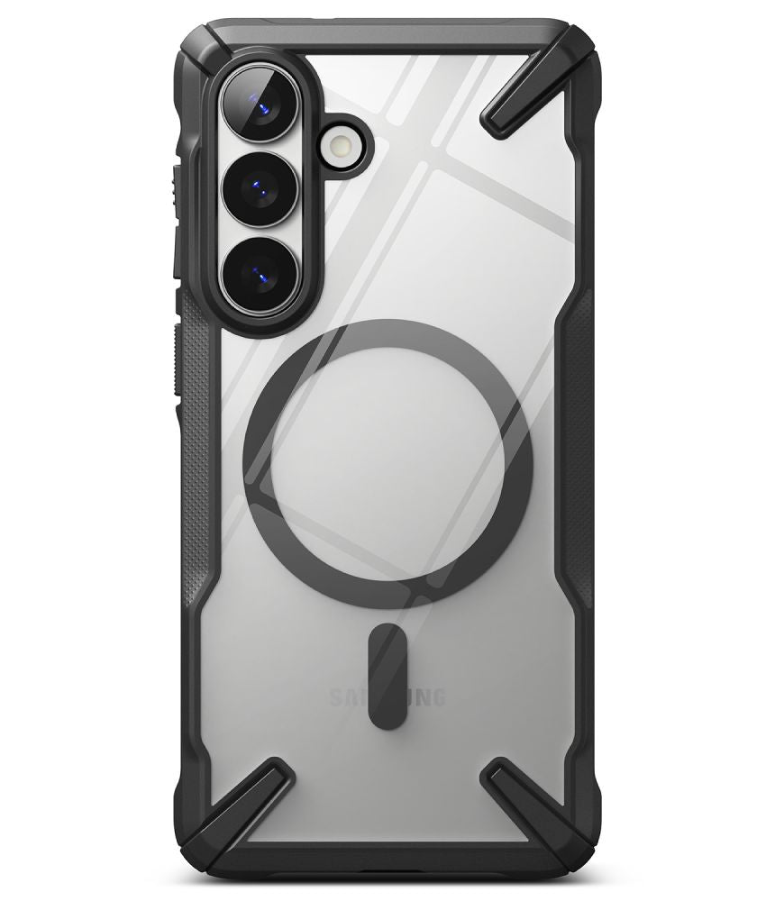 Ringke Fusion X Magnetic MagSafe Case for Samsung Galaxy S26+ - Clear Black_2