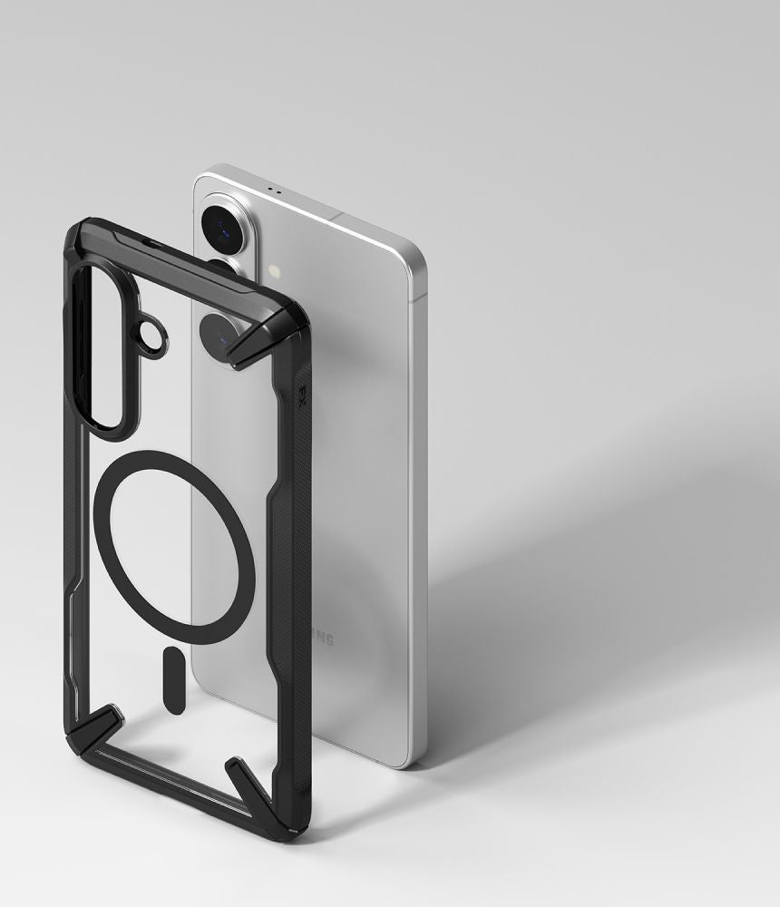 Ringke Fusion X Magnetic MagSafe Case for Samsung Galaxy S26+ - Clear Black_5