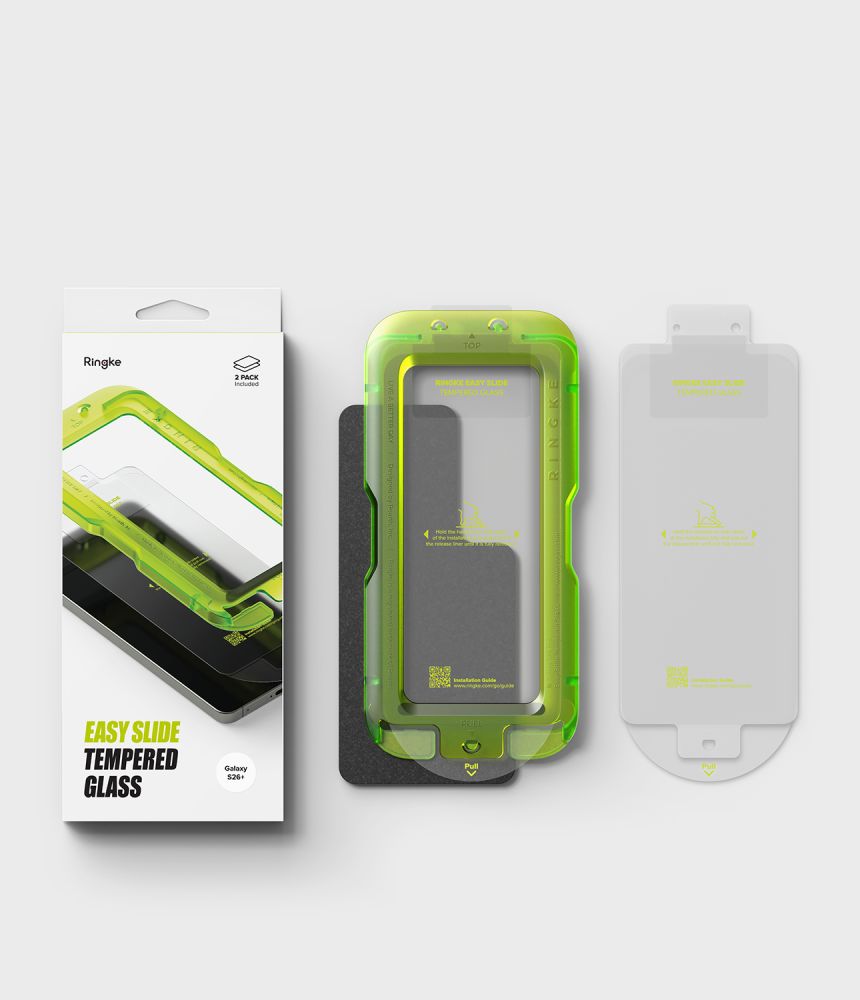 Ringke Easy Slide 2-Pack Tempered Glass for Samsung Galaxy S26+_5