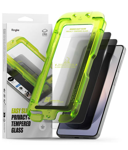 Ringke Easy Slide Privacy 2-Pack Tempered Glass for Samsung Galaxy S26+_0