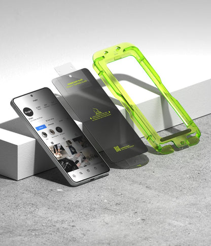 Ringke Easy Slide Privacy 2-Pack Tempered Glass for Samsung Galaxy S26+_3