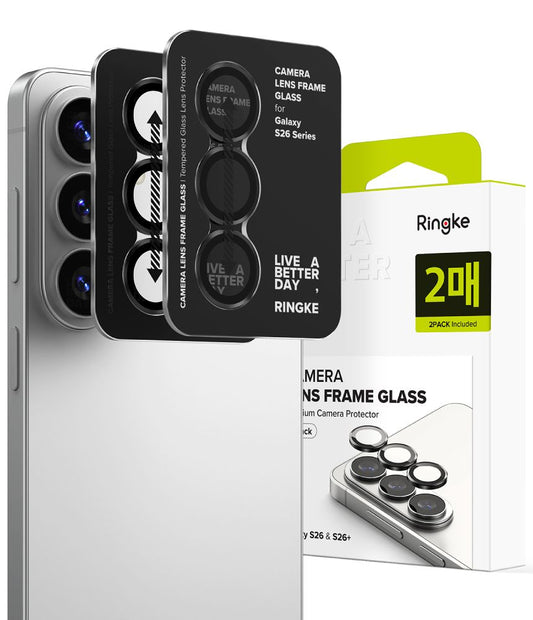 Ringke Camera Frame Protector 2-Pack for Samsung Galaxy S26 / S26+ - Black_0