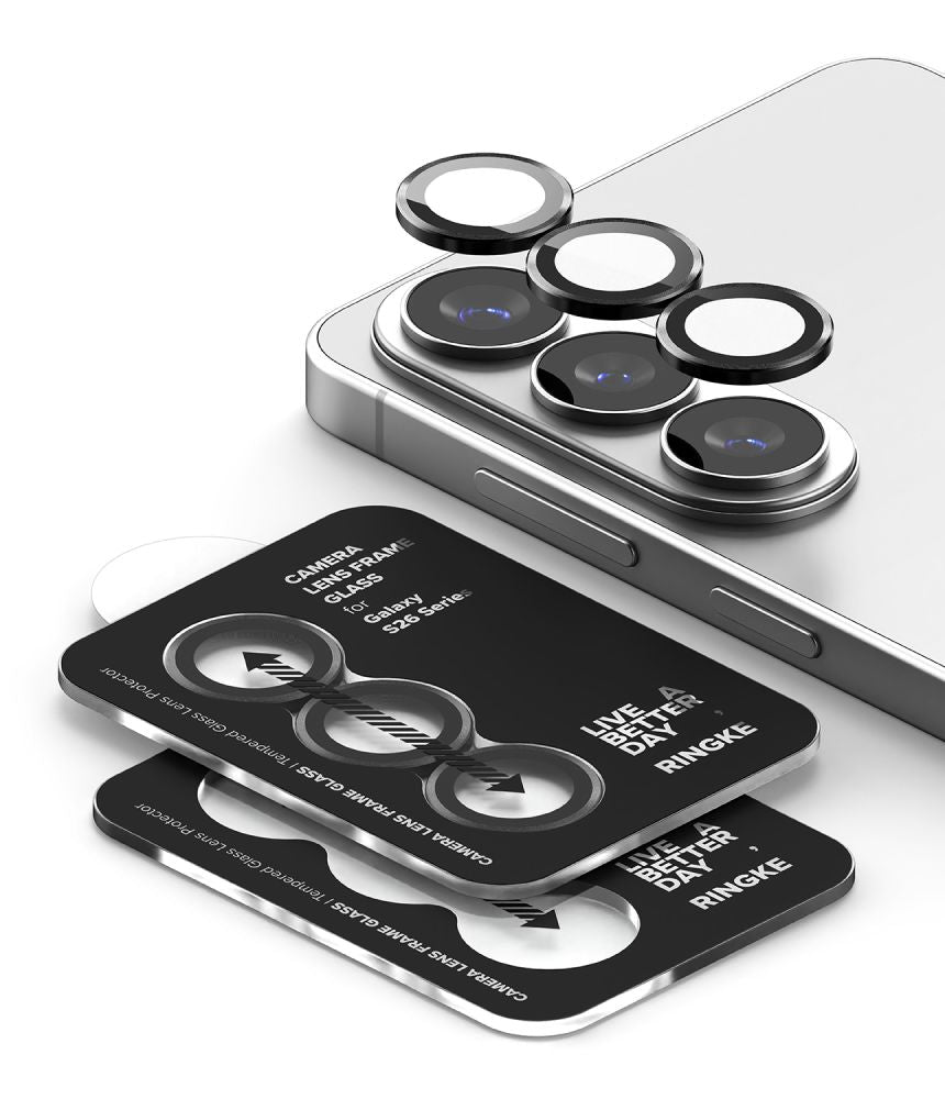 Ringke Camera Frame Protector 2-Pack for Samsung Galaxy S26 / S26+ - Black_3
