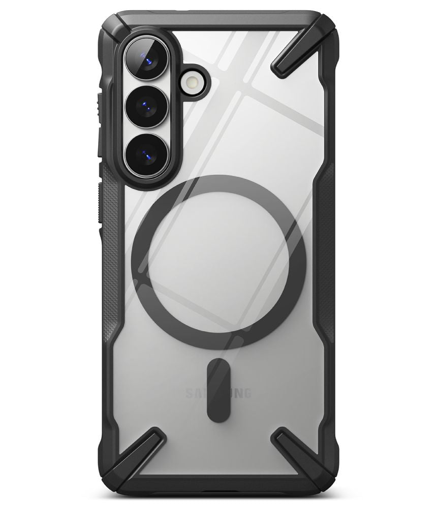 Ringke Fusion X Magnetic MagSafe Case for Samsung Galaxy S26 - Clear Black_2