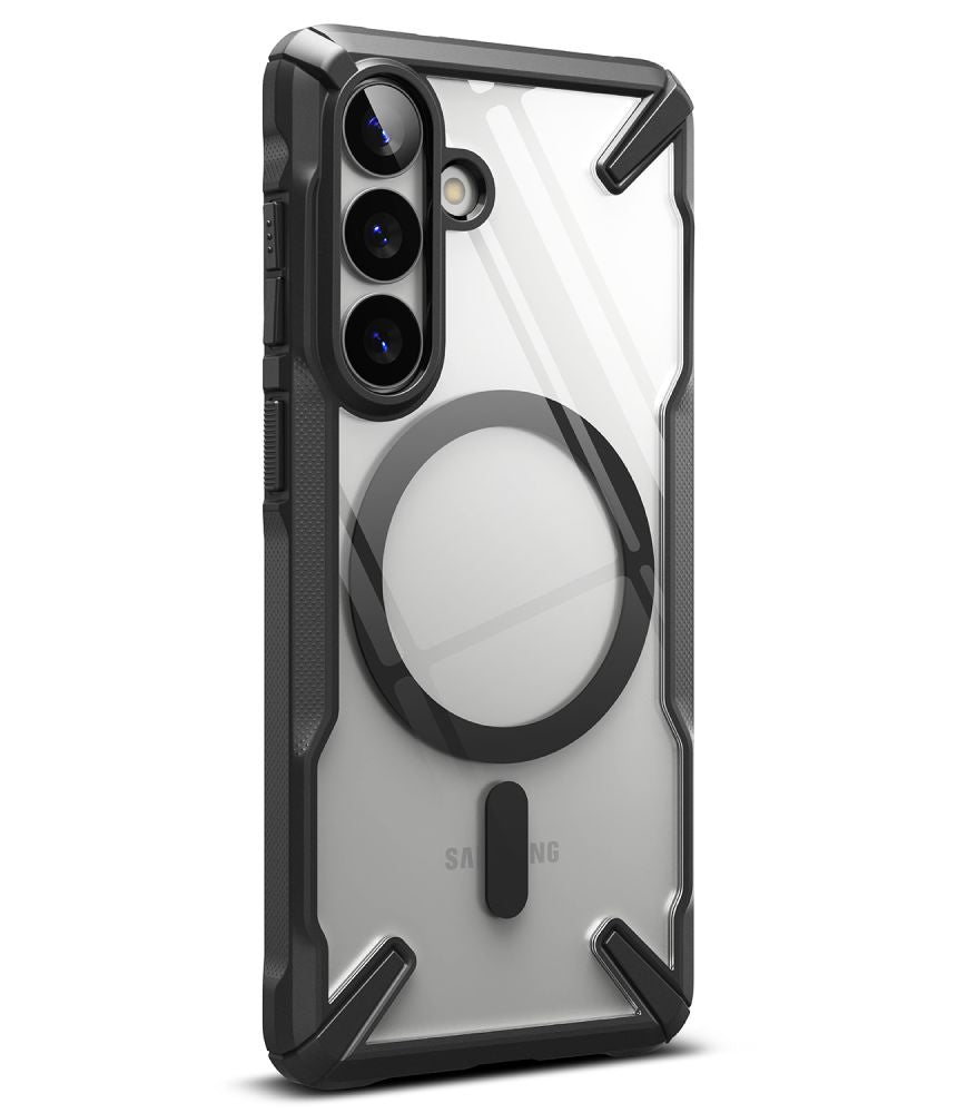 Ringke Fusion X Magnetic MagSafe Case for Samsung Galaxy S26 - Clear Black_4