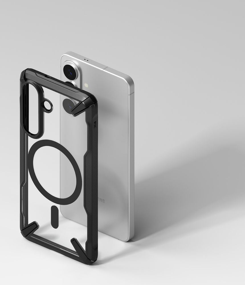 Ringke Fusion X Magnetic MagSafe Case for Samsung Galaxy S26 - Clear Black_5