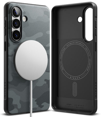 Ringke Onyx Magsafe Case for Samsung Galaxy S26 - Gray and Black_1
