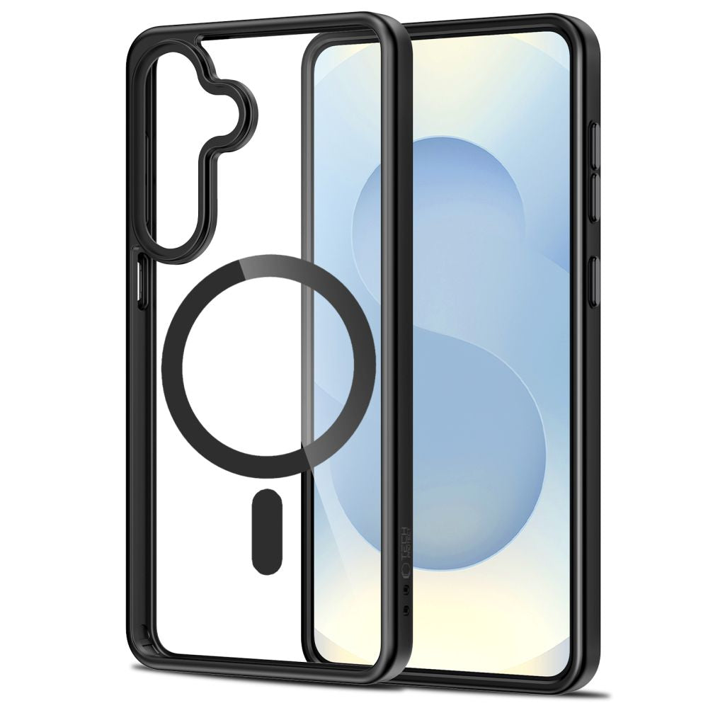 Tech-Protect Magmat MagSafe Case for Samsung Galaxy S26+ - Transparent Black_1