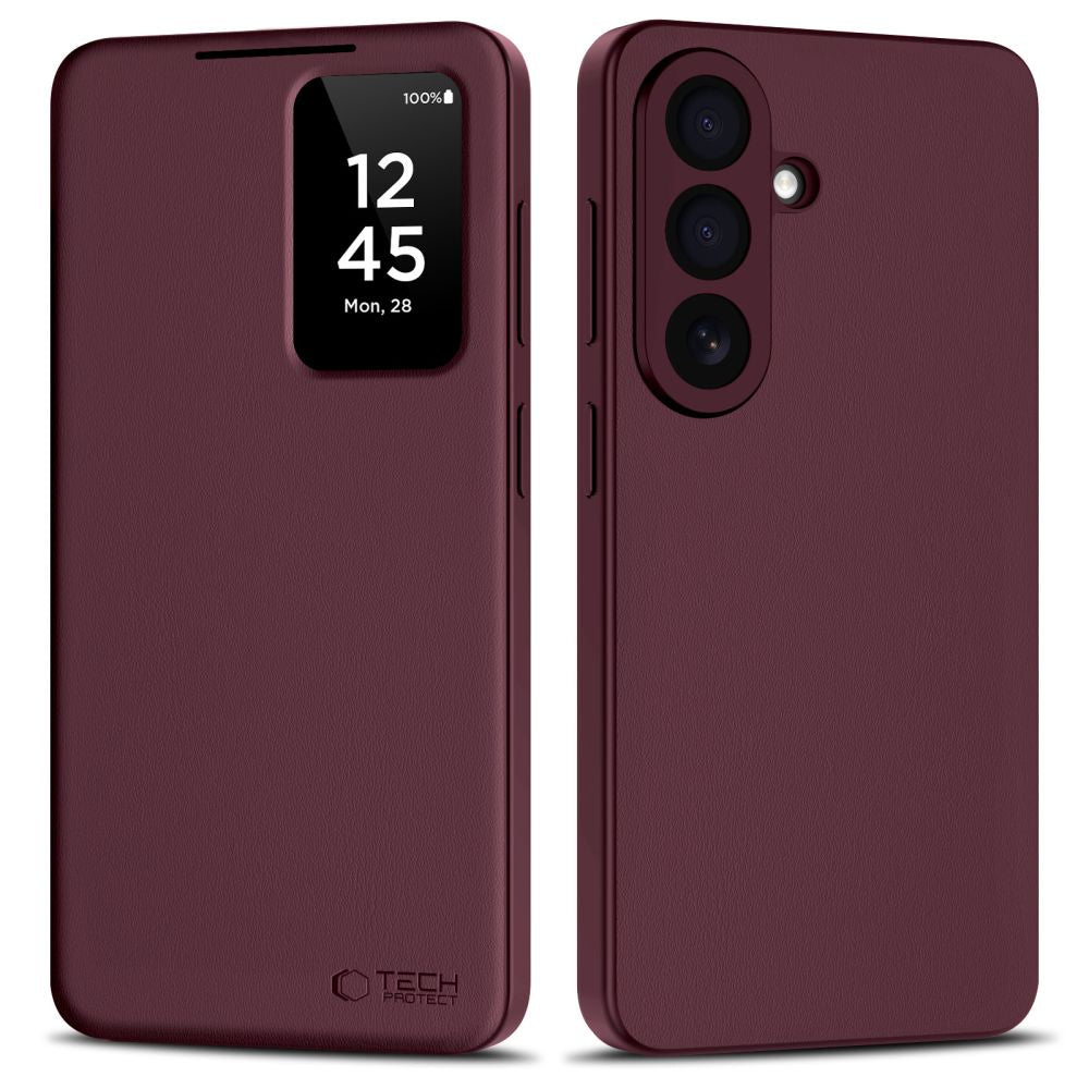 Tech-Protect Smart Wallet Case for Samsung Galaxy S26 - Burgundy_0