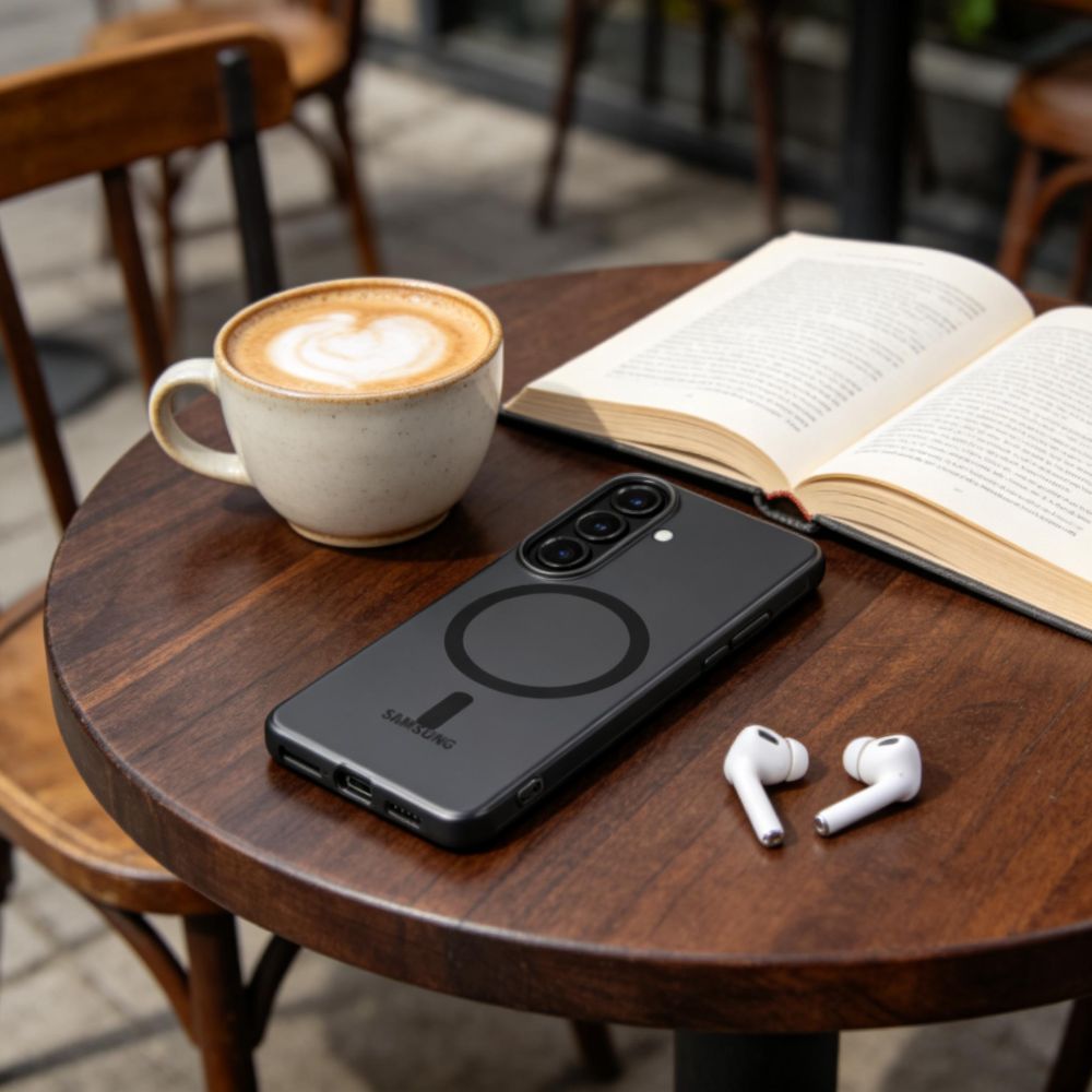 Tech-Protect MagSlim MagSafe Case for Samsung Galaxy S26 - Matte Black_3