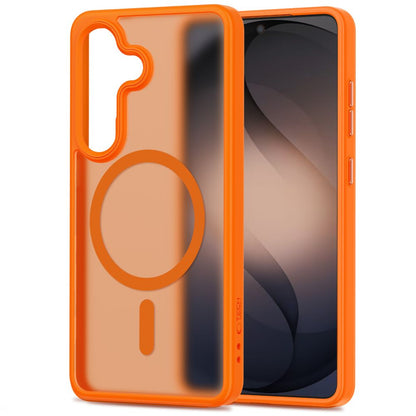 Tech-Protect Magmat MagSafe Case for Samsung Galaxy S26 - Orange Matte_1