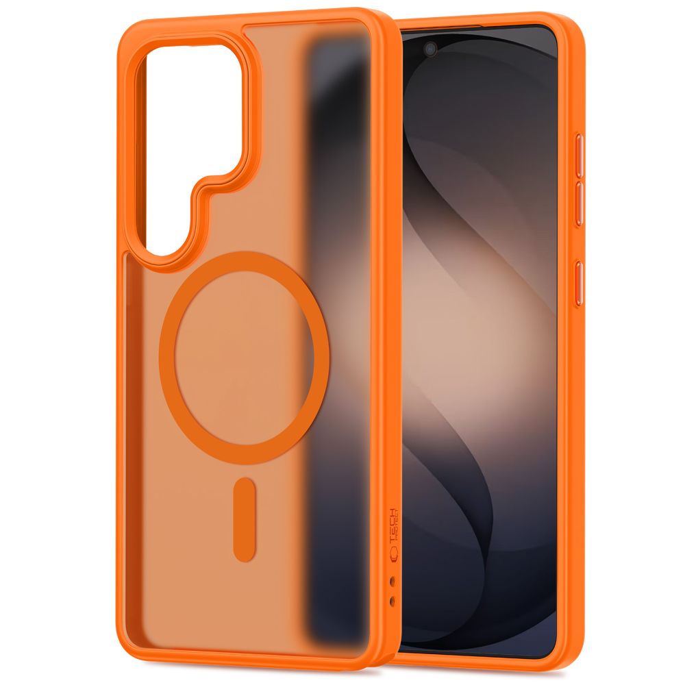 Tech-Protect Magmat MagSafe Case for Samsung Galaxy S26 Ultra - Orange Matte_1