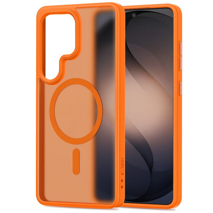 Tech-Protect Magmat MagSafe Case for Samsung Galaxy S26 Ultra - Orange Matte_1