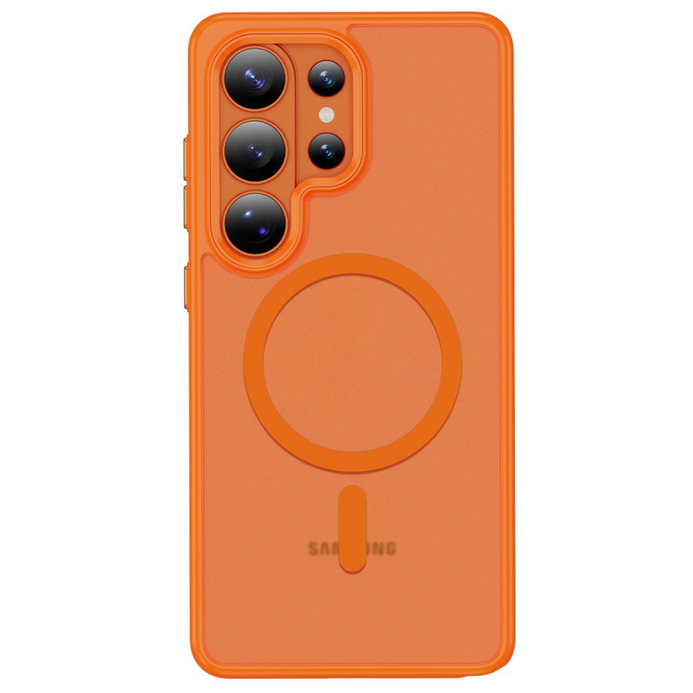 Tech-Protect Magmat MagSafe Case for Samsung Galaxy S26 Ultra - Orange Matte_2