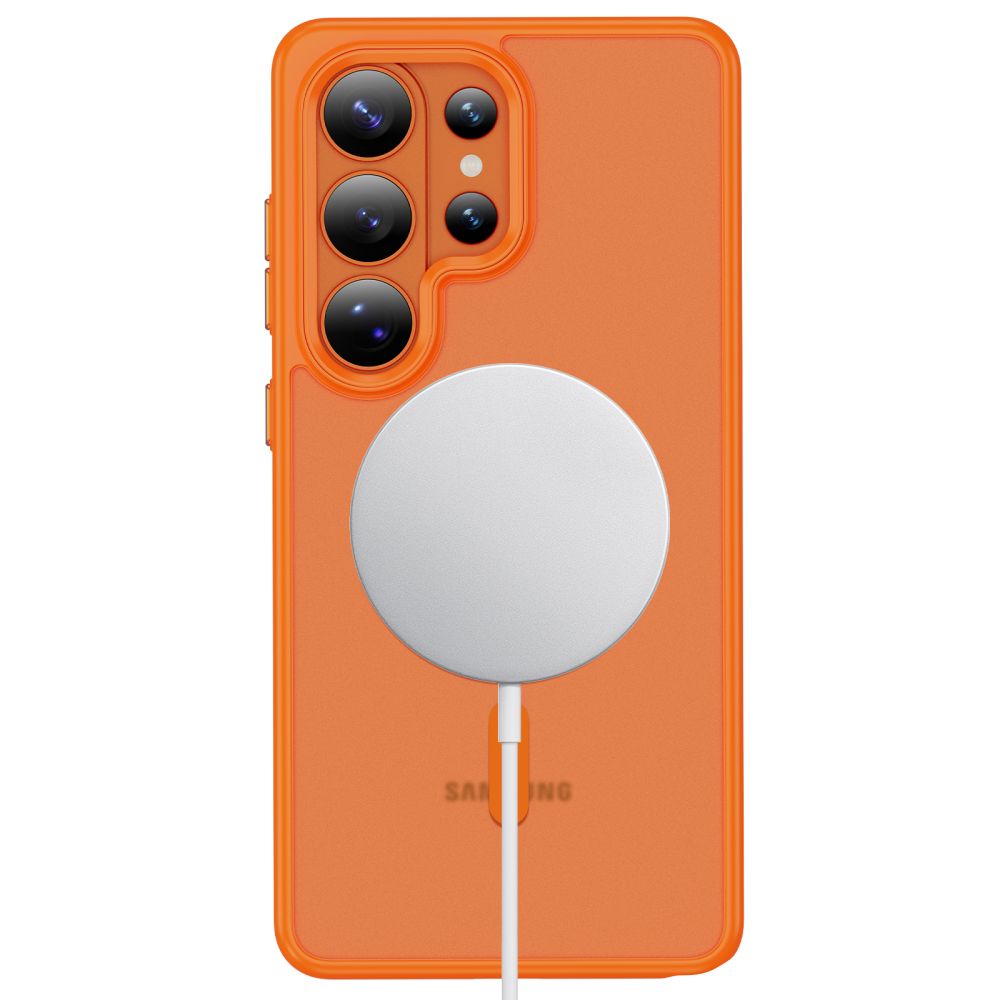 Tech-Protect Magmat MagSafe Case for Samsung Galaxy S26 Ultra - Orange Matte_3