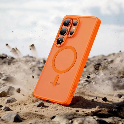 Tech-Protect Magmat MagSafe Case for Samsung Galaxy S26 Ultra - Orange Matte_5