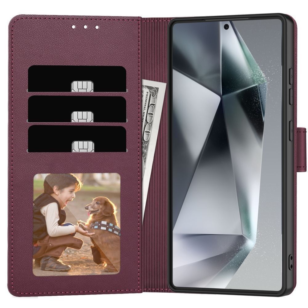 Tech-Protect Wallet Case for Samsung Galaxy A36 / A56 / A37 5G - Burgundy_1