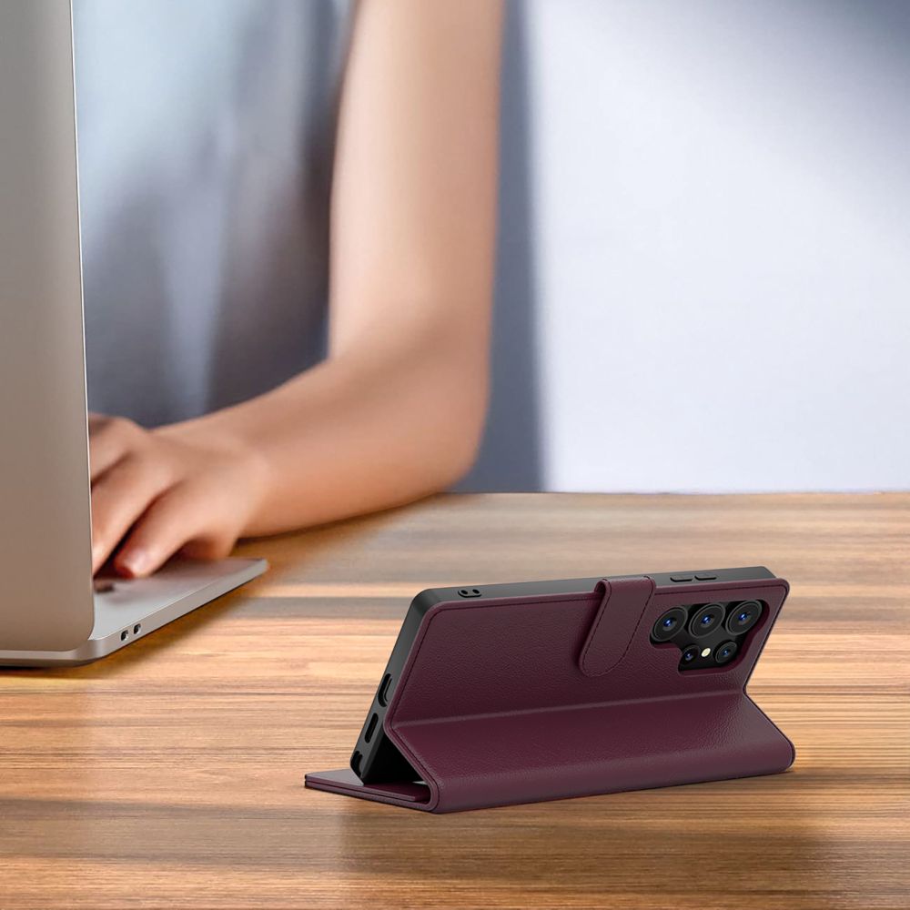 Tech-Protect Wallet Case for Samsung Galaxy A36 / A56 / A37 5G - Burgundy_8