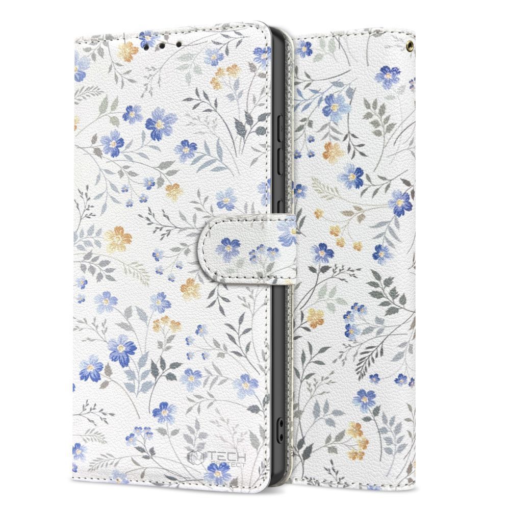 Tech-Protect Wallet Case for Samsung Galaxy A57 5G - Colorful Flowers_1