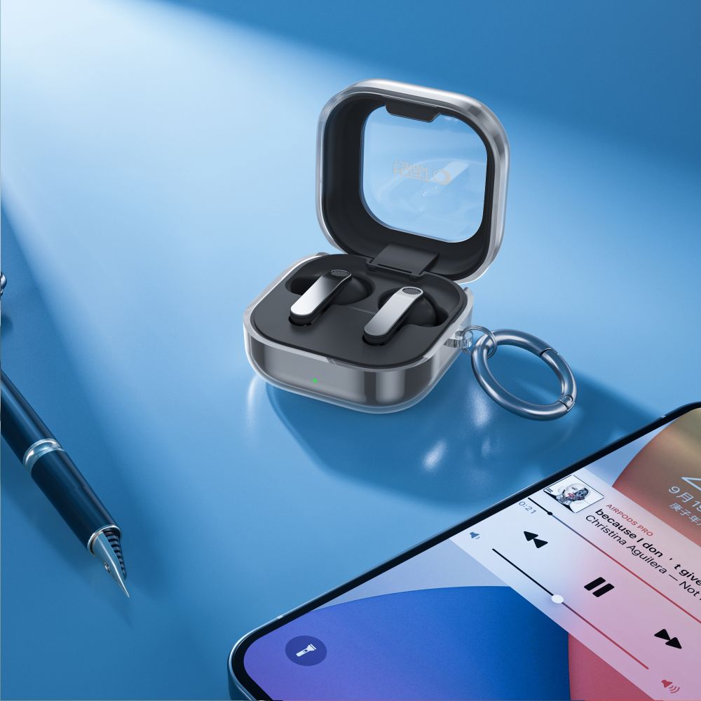 Tech-Protect FlexAir Case for Samsung Galaxy Buds 4 / Buds 4 Pro - Transparent_6
