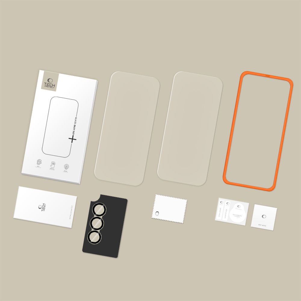 Tech-Protect Easy Set+ 3-Pack Tempered Glass for Samsung Galaxy A57 5G_8