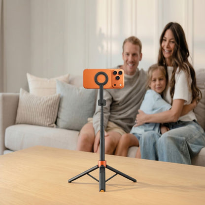 Tech-Protect L10S Bluetooth Selfie Stick Tripod - Black and Orange_13