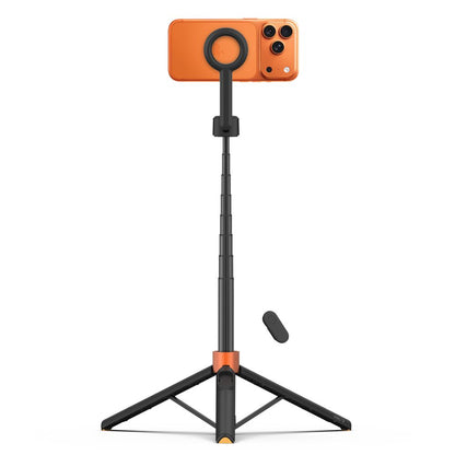 Tech-Protect L10S Bluetooth Selfie Stick Tripod - Black and Orange_2