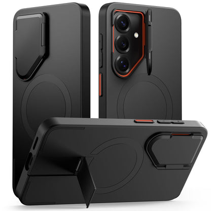 Tech-Protect Kevlar Aura MagSafe Case for Samsung Galaxy S26 - Black and Orange_0