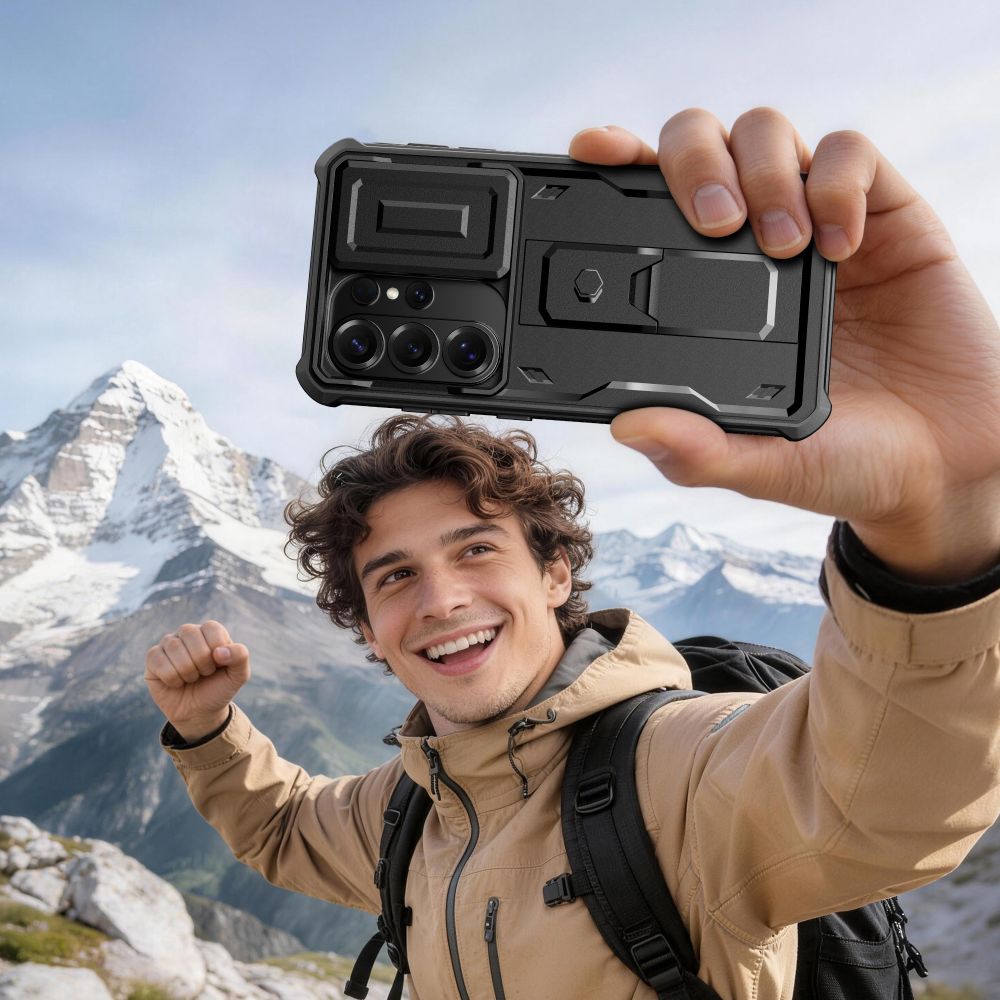 Tech-Protect Kevlar Cam+ Case for Samsung Galaxy S26 Ultra - Black_6