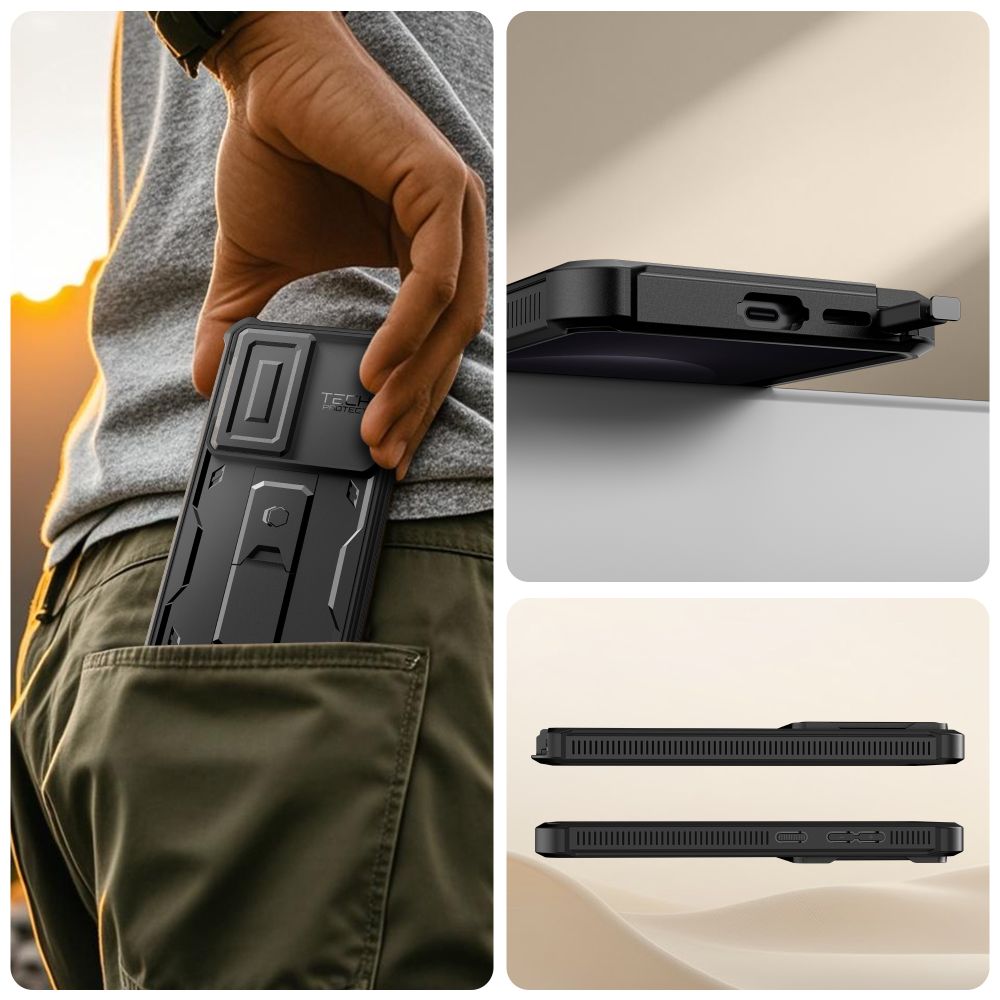 Tech-Protect Kevlar Cam+ Case for Samsung Galaxy S26 Ultra - Black_7