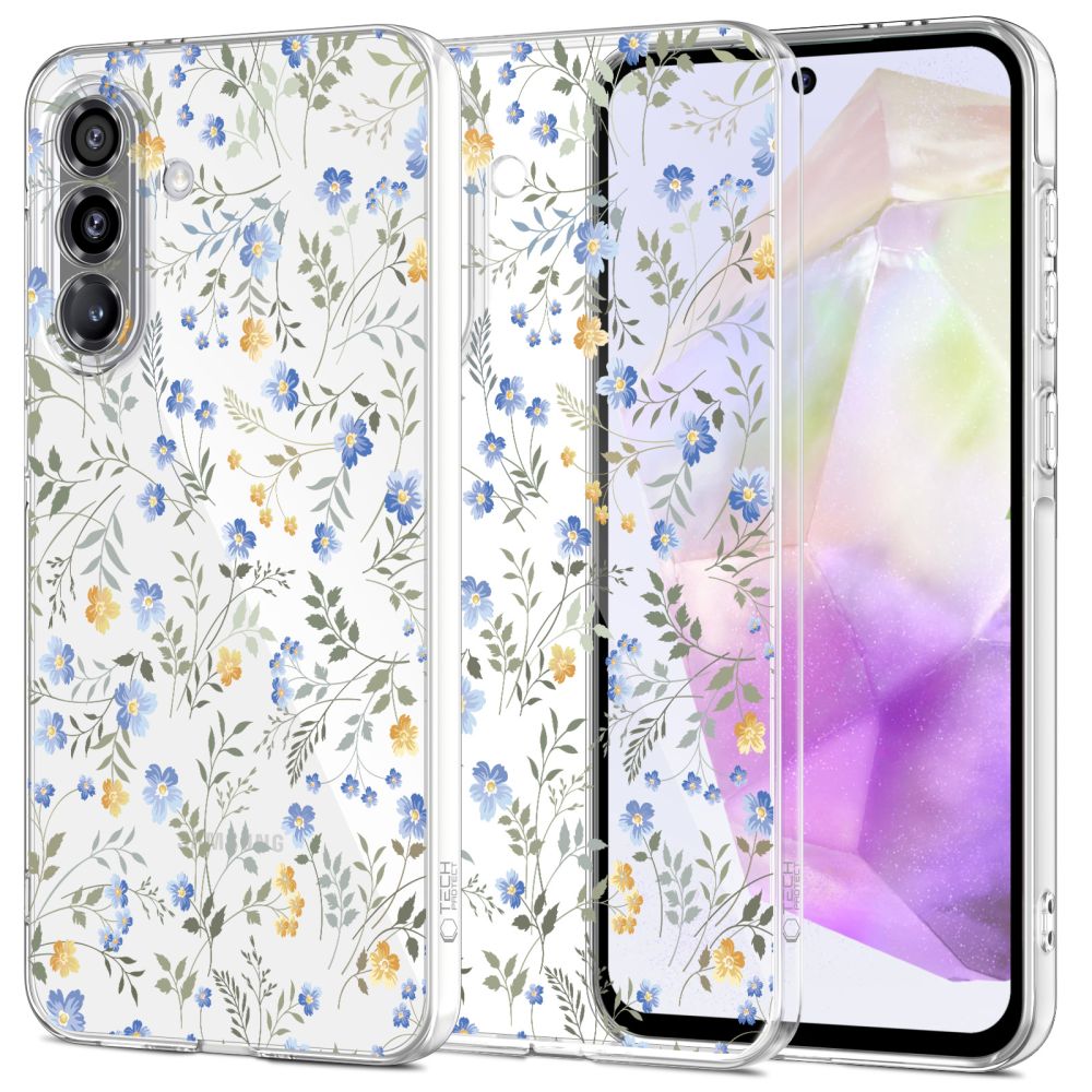 Tech-Protect FlexAir Case for Samsung Galaxy A37 5G - Multicolor Flowers_0