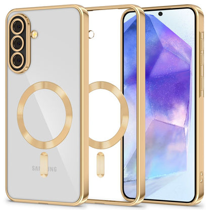 Tech-Protect MagFlex MagSafe Case for Samsung Galaxy A57 5G - Transparent Gold_0