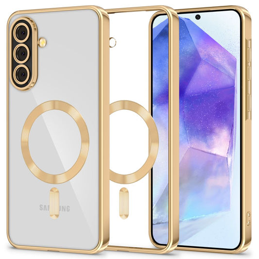 Tech-Protect MagFlex MagSafe Case for Samsung Galaxy A57 5G - Transparent Gold_0