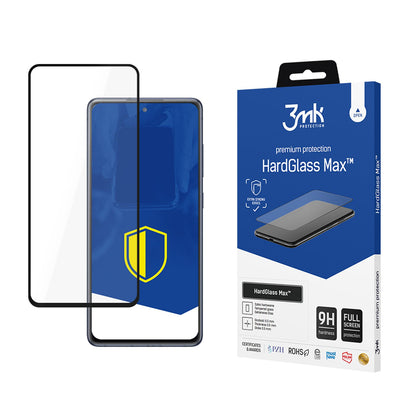 Reinforced Full Coverage Tempered Glass 3mk HardGlass Max Black for Samsung Galaxy S20 FE 5G / S20 Lite_0