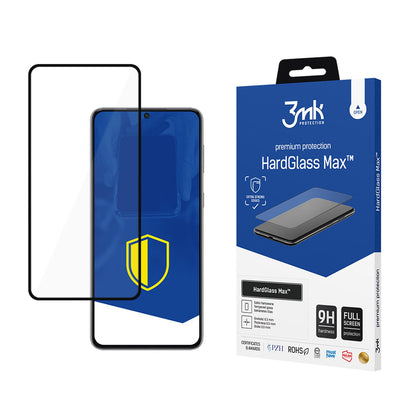 Reinforced full-screen tempered glass 3mk HardGlass Max Black for Samsung Galaxy S21+ 5G_0