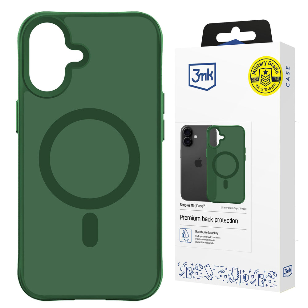 3mk Smoke MagCase for iPhone 17 - Green-Translucent_0